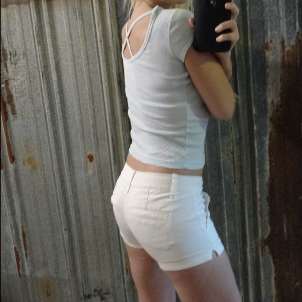 Criss Cross Small Ribbed Energie Muscle Shirt
